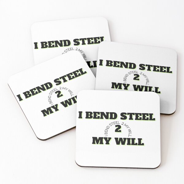 Item preview, I Bend Steel to My Will Shirt – Bold Welder T-Shirt for Metal Fabricators & Welding Pros designed and sold by IronMade Apparel.