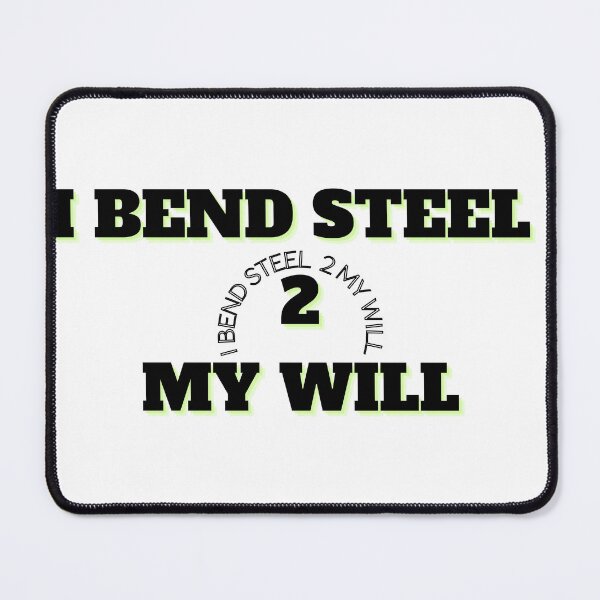 Item preview, I Bend Steel to My Will Shirt – Bold Welder T-Shirt for Metal Fabricators & Welding Pros designed and sold by IronMade Apparel.
