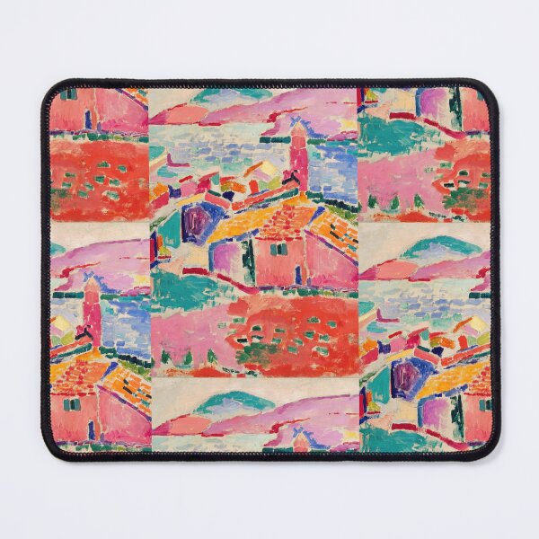 Item preview, View of Collioure by Henri Matisse: Fauvist Coastal Village Art Print designed and sold by artofuniverse.
