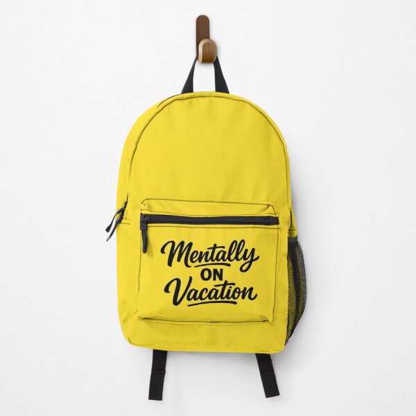 Item preview, Mentally on Vacation – Minimalist Script Quote designed and sold by MirAgency.