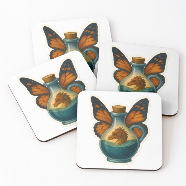 Item preview, Dragon Spirit in a Butterfly Bottle designed and sold by Yomere.