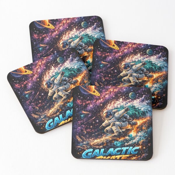 Item preview, Cosmic Wave Rider – Astronaut Surfing the Galaxy T-Shirt  designed and sold by COSTO20.