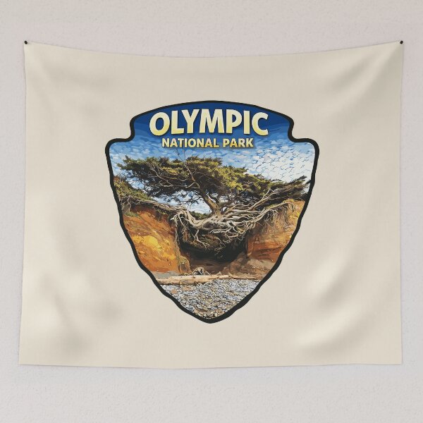 Item preview, Olympic National Park Magnet, Washington Poster designed and sold by Gideon Emmerich.