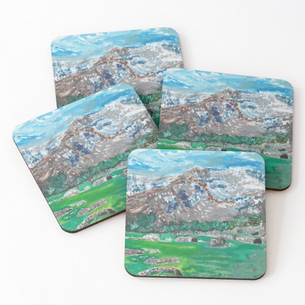 Item preview, Wintry Landscape Acrylic Painting designed and sold by rachelmcintyreart.