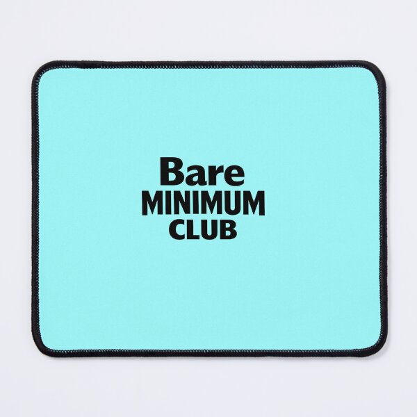 Item preview, Bare Minimum Club – Minimalist Text Design for Burnout & Low Energy Days designed and sold by MirAgency.