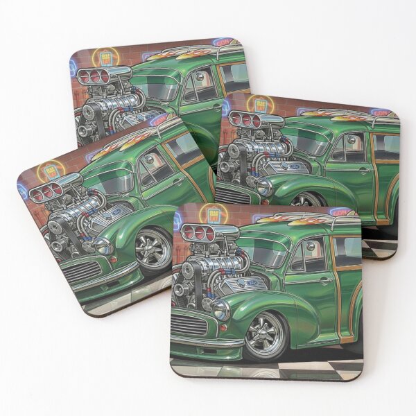Item preview, Supercharged Woody Wagon Hot Rod – Cartoon Garage Classic designed and sold by Random Designs.