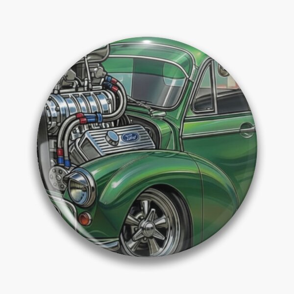 Item preview, Supercharged Woody Wagon Hot Rod – Cartoon Garage Classic designed and sold by Random Designs.