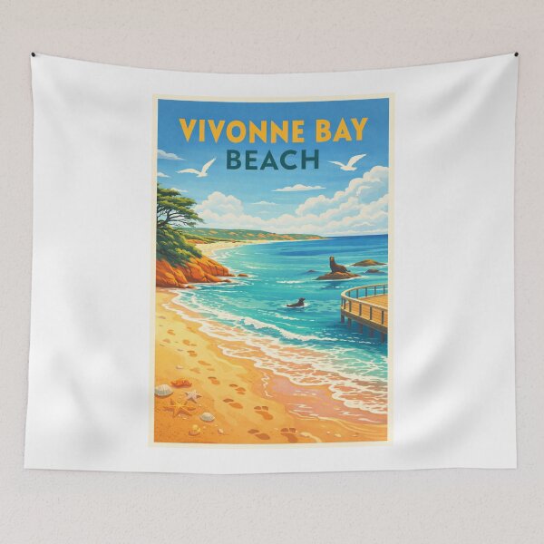 Item preview, Vivonne Bay Beach Kangaroo Island South Australia – Flinders Chase National Park and Southern Ocean Coast designed and sold by Aryabek.