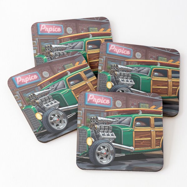 Item preview, Supercharged Woody Wagon Hot Rod – Garage Classic designed and sold by Random Designs.