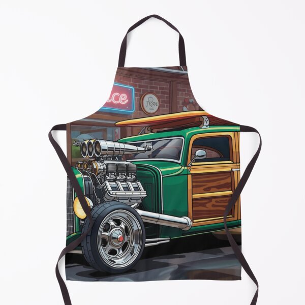 Item preview, Supercharged Woody Wagon Hot Rod – Garage Classic designed and sold by Random Designs.