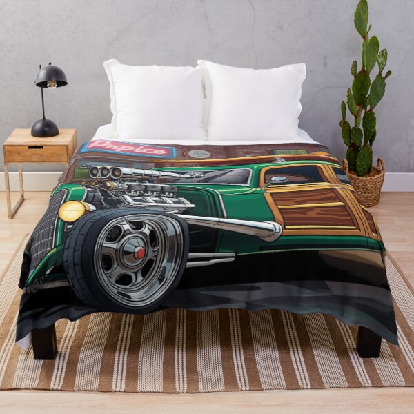 Item preview, Supercharged Woody Wagon Hot Rod – Garage Classic designed and sold by Random Designs.