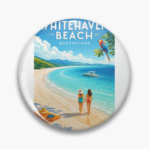 Item preview, Whitehaven Beach Whitsunday Island Queensland – Great Barrier Reef and Whitsunday Islands designed and sold by Aryabek.