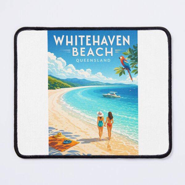 Item preview, Whitehaven Beach Whitsunday Island Queensland – Great Barrier Reef and Whitsunday Islands designed and sold by Aryabek.