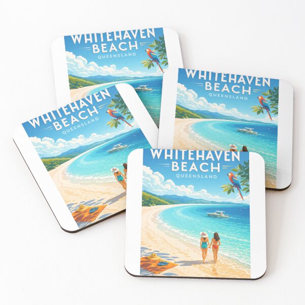Item preview, Whitehaven Beach Whitsunday Island Queensland – Great Barrier Reef and Whitsunday Islands designed and sold by Aryabek.