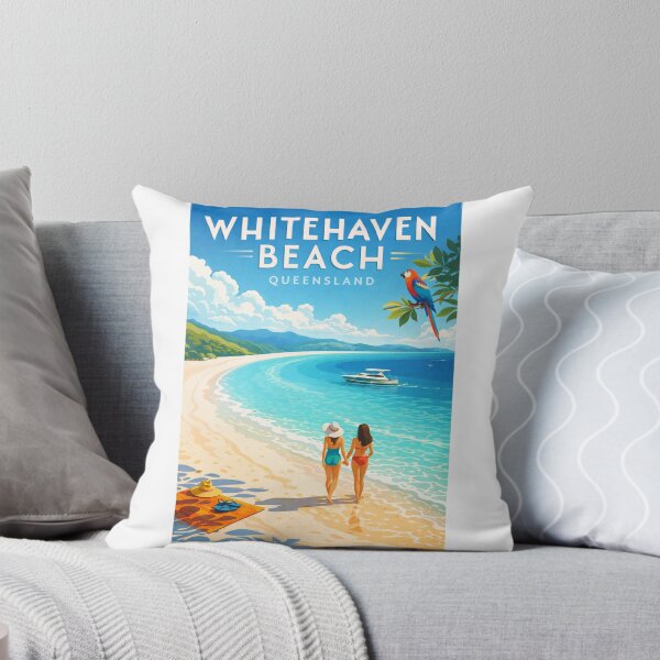 Item preview, Whitehaven Beach Whitsunday Island Queensland – Great Barrier Reef and Whitsunday Islands designed and sold by Aryabek.