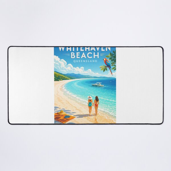 Item preview, Whitehaven Beach Whitsunday Island Queensland – Great Barrier Reef and Whitsunday Islands designed and sold by Aryabek.