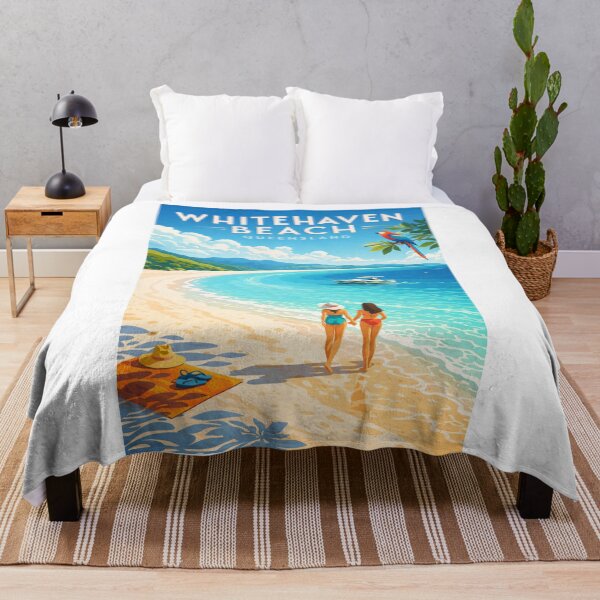 Item preview, Whitehaven Beach Whitsunday Island Queensland – Great Barrier Reef and Whitsunday Islands designed and sold by Aryabek.
