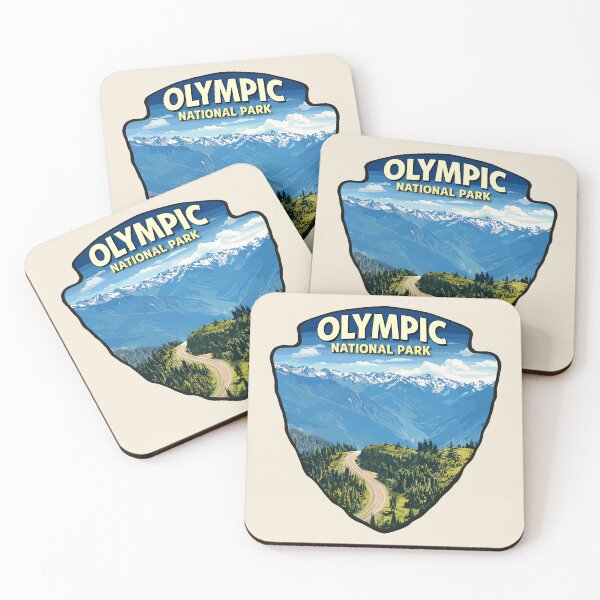 Item preview, Olympic National Park T-shirt, Washington Poster designed and sold by Gideon Emmerich.