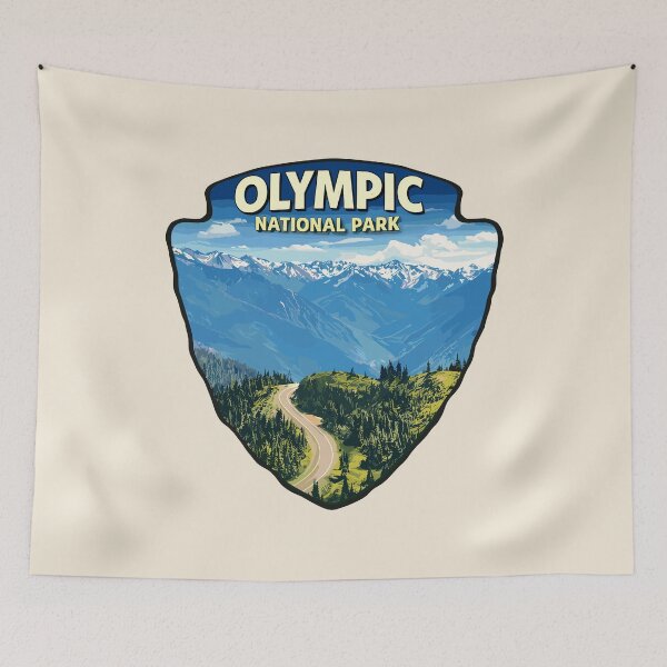 Item preview, Olympic National Park T-shirt, Washington Poster designed and sold by Gideon Emmerich.