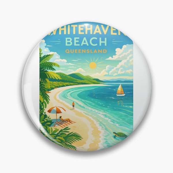 Item preview, Whitehaven Beach Whitsunday Island Queensland – Hill Inlet, Great Barrier Reef and Coral Sea designed and sold by Aryabek.