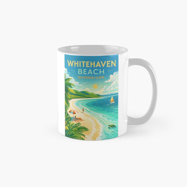 Item preview, Whitehaven Beach Whitsunday Island Queensland – Hill Inlet, Great Barrier Reef and Coral Sea designed and sold by Aryabek.
