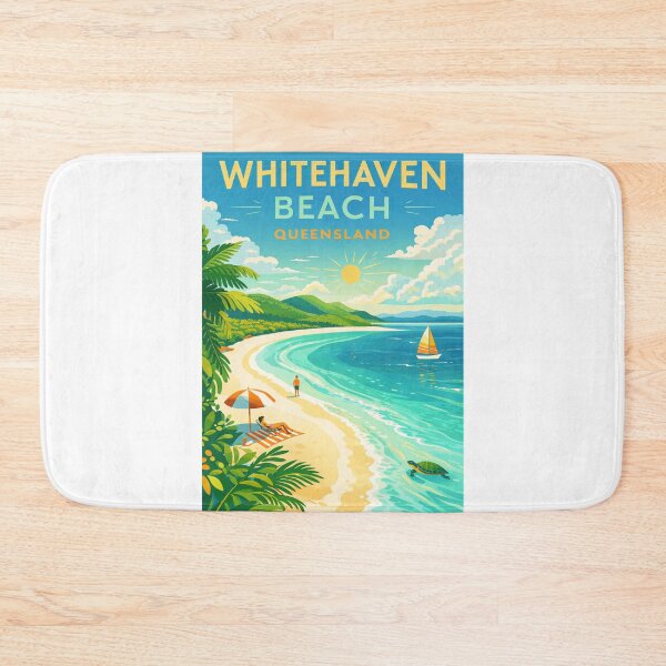 Item preview, Whitehaven Beach Whitsunday Island Queensland – Hill Inlet, Great Barrier Reef and Coral Sea designed and sold by Aryabek.