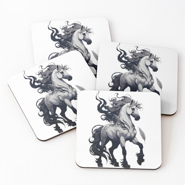Item preview, Mythical Dark Horse designed and sold by Desikhanna123.