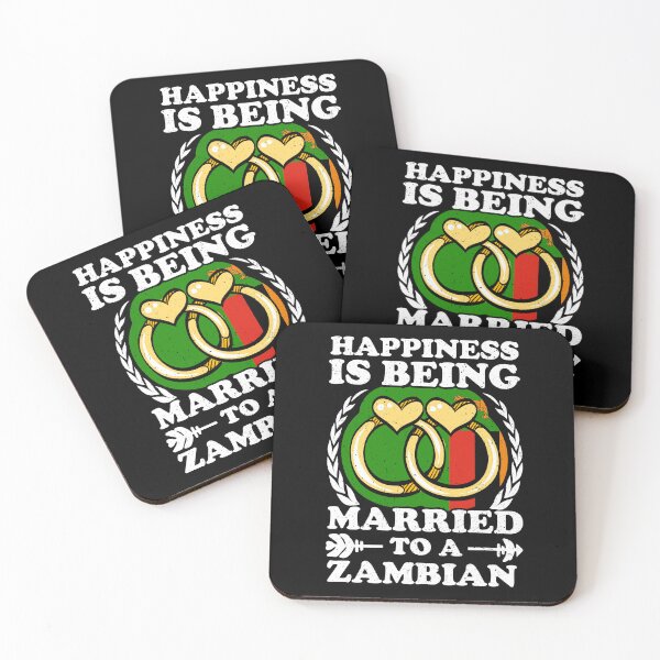 Item preview, Happiness Is Being Married To A Zambian   designed and sold by GabbyKash.