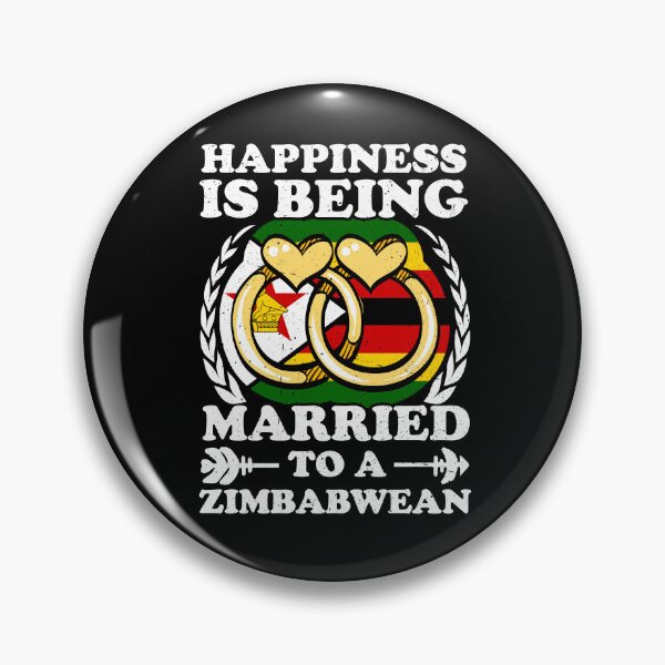 Item preview, Happiness Is Being Married To A Zimbabwean designed and sold by GabbyKash.