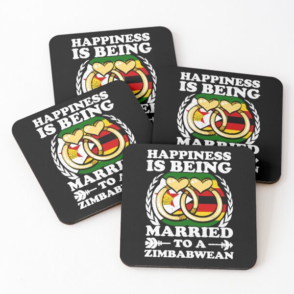 Item preview, Happiness Is Being Married To A Zimbabwean designed and sold by GabbyKash.