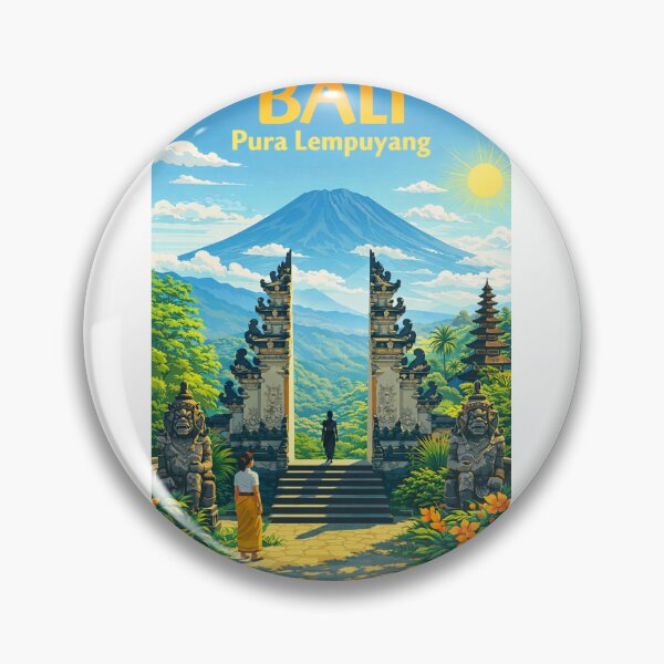 Item preview, Pura Lempuyang Karangasem Bali Indonesia – Mount Agung and Lempuyang Temple Complex designed and sold by Aryabek.