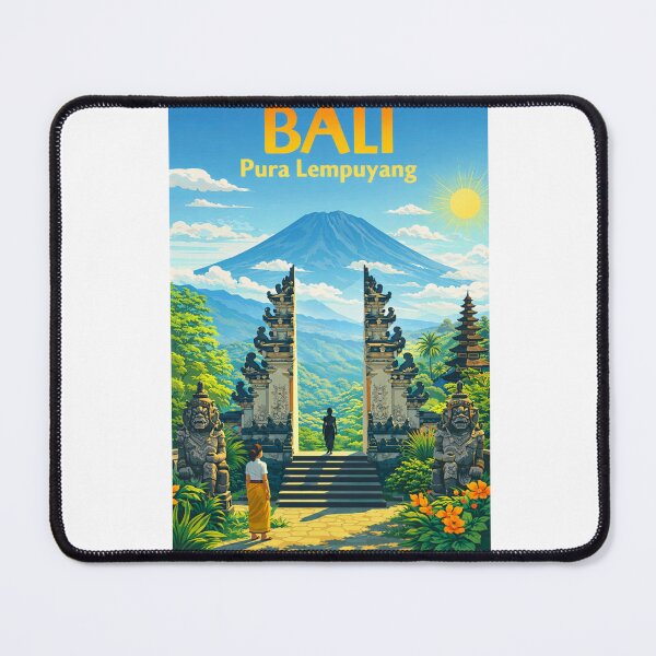 Item preview, Pura Lempuyang Karangasem Bali Indonesia – Mount Agung and Lempuyang Temple Complex designed and sold by Aryabek.