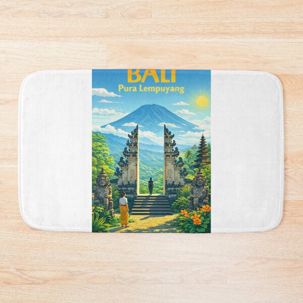 Item preview, Pura Lempuyang Karangasem Bali Indonesia – Mount Agung and Lempuyang Temple Complex designed and sold by Aryabek.