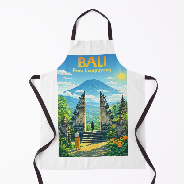 Item preview, Pura Lempuyang Karangasem Bali Indonesia – Mount Agung and Lempuyang Temple Complex designed and sold by Aryabek.