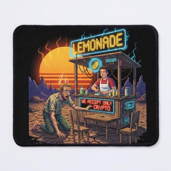 Item preview, Crypto Lemonade Bar- We are open 24/7 designed and sold by CryptoCactus.