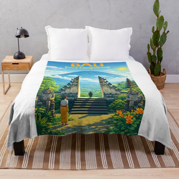 Item preview, Pura Lempuyang Karangasem Bali Indonesia – Mount Agung and Lempuyang Temple Complex designed and sold by Aryabek.