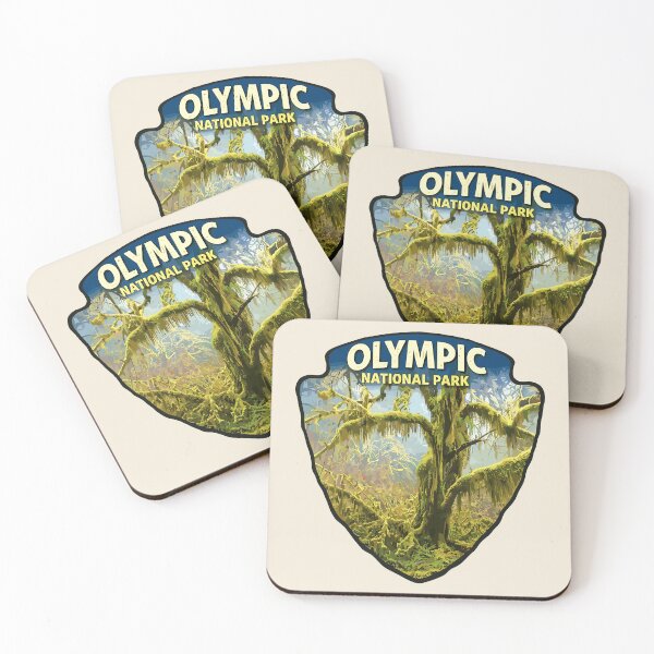 Item preview, Olympic National Park Sticker, Washington Poster designed and sold by Gideon Emmerich.