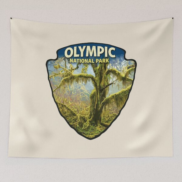 Item preview, Olympic National Park Sticker, Washington Poster designed and sold by Gideon Emmerich.
