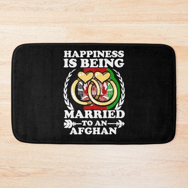 Item preview, Happiness Is Being Married To An Afghan designed and sold by GabbyKash.