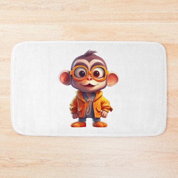 Item preview, Cartoon Monkey in Hoodie designed and sold by Sillytoe.
