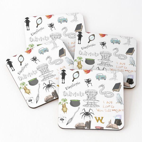 Item preview, Wizard School Year Two Collage | Dark Magic & Phoenix Fantasy Art | Magical Symbols Aesthetic Design designed and sold by inallusha.