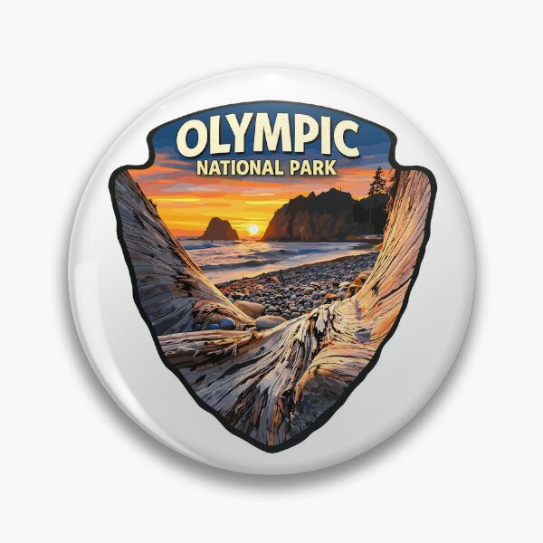Item preview, Olympic National Park Sticker, Washington Poster designed and sold by Gideon Emmerich.