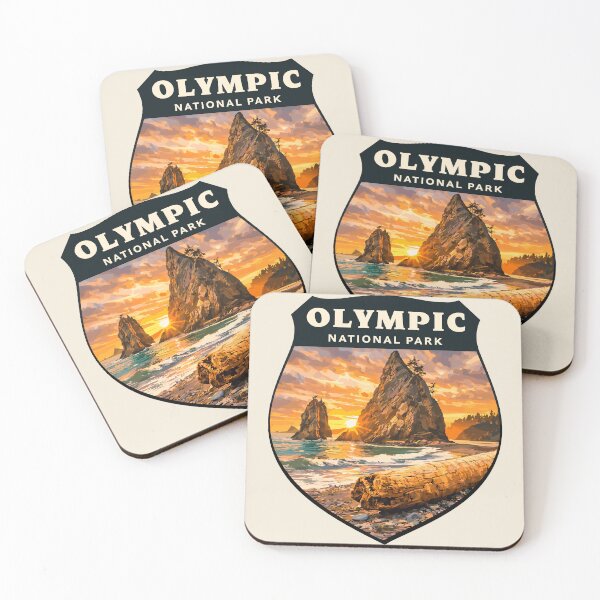 Item preview, Olympic National Park Sticker designed and sold by Gideon Emmerich.