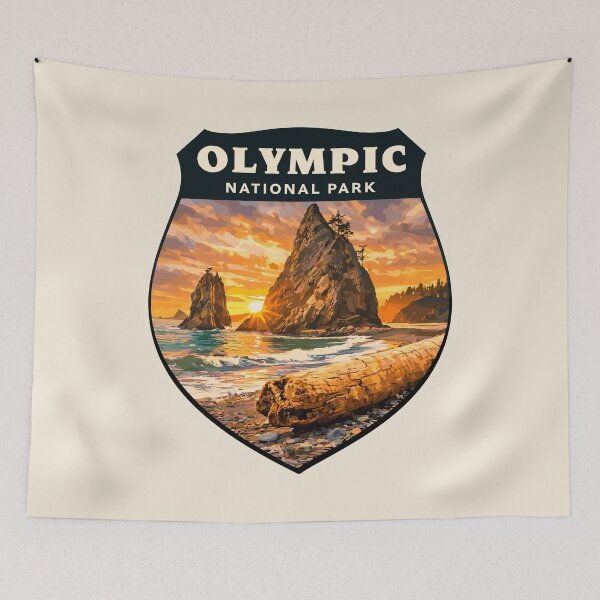 Item preview, Olympic National Park Sticker designed and sold by Gideon Emmerich.