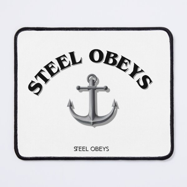 Item preview, Steel Obeys – Bold Welder T-Shirt for Metal Fabricators & Welding Professionals designed and sold by IronMade Apparel.