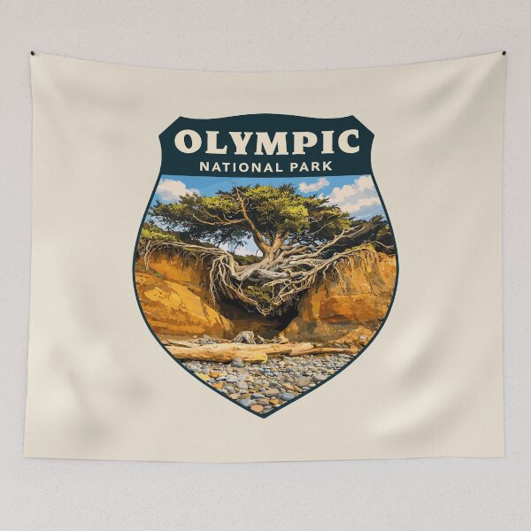 Item preview, Olympic National Park Sticker designed and sold by Gideon Emmerich.