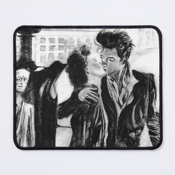 Item preview, Kiss by the Hotel de Ville Drawing designed and sold by rachelmcintyreart.