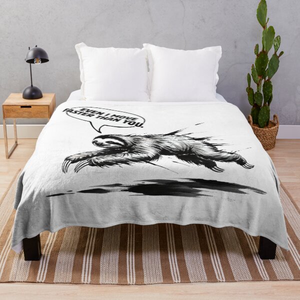 Item preview, I'm Faster Than You Sloth - Funny Running Joke Animal designed and sold by Animal Xeno Circus.