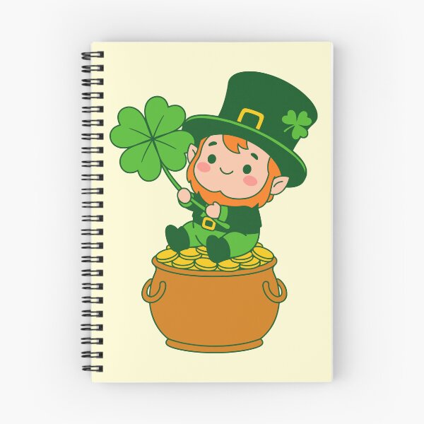 Item preview, St Patricks Day Cute Baby Leprechaun Pot Gold designed and sold by Imaginationbeyond.
