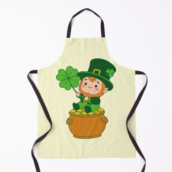 Item preview, St Patricks Day Cute Baby Leprechaun Pot Gold designed and sold by Imaginationbeyond.